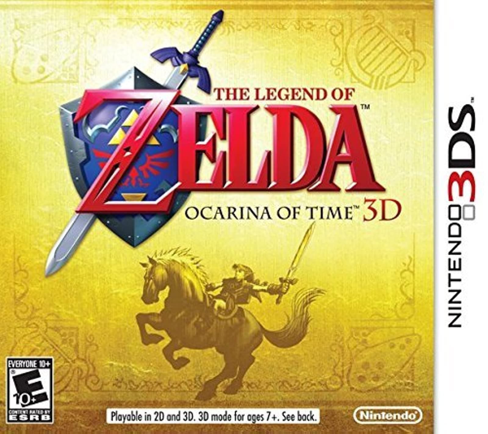 Zelda Ocarina of Time N64 Dorado